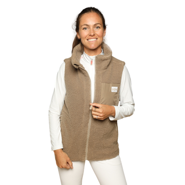 Dames bodywarmer On GEM zonder mouwen Kastanje Bruin
