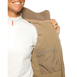 Dames bodywarmer On GEM zonder mouwen Kastanje Bruin