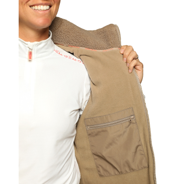 Dames bodywarmer On GEM zonder mouwen Kastanje Bruin