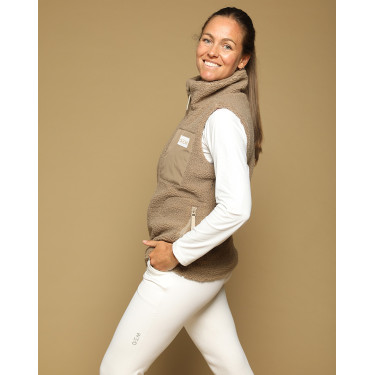 Dames bodywarmer On GEM zonder mouwen Kastanje Bruin