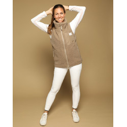 Dames bodywarmer On GEM zonder mouwen Kastanje Bruin