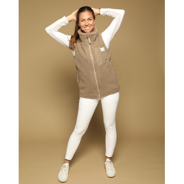 Dames bodywarmer On GEM zonder mouwen Kastanje Bruin