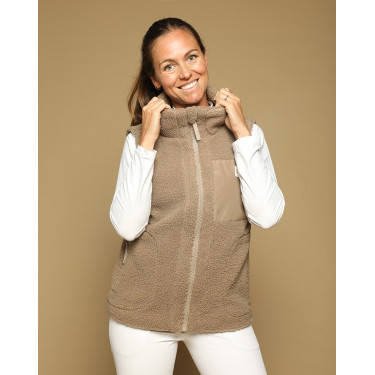 Dames bodywarmer On GEM zonder mouwen Kastanje Bruin