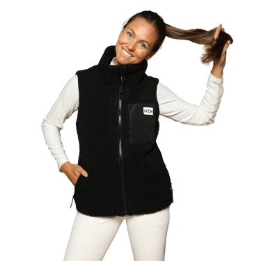 Dames bodywarmer On GEM zonder mouwen Zwart