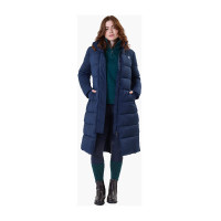 Lange gewatteerde damesjas Horseware Verve Marine Marineblauw