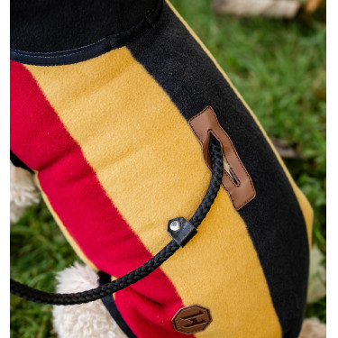 Horseware Newmarket fleecedeken voor hond Witgoud