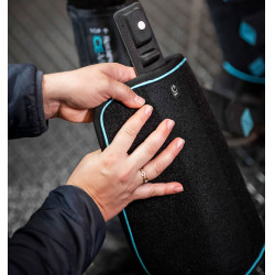 Horseware Ice-Vibe peesbeschermers Zwart / aqua