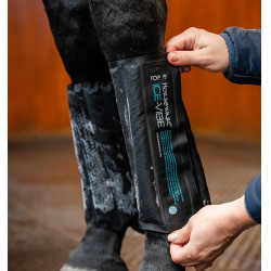 Horseware Ice-Vibe peesbeschermers Zwart / aqua