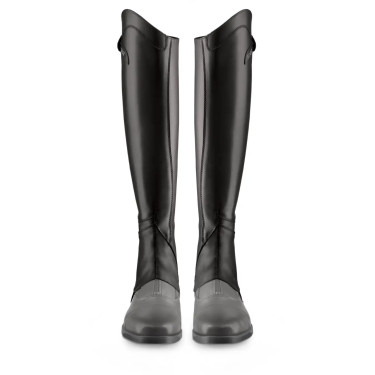 Mini-chaps Ego7 Lyra met elastiek Zwart