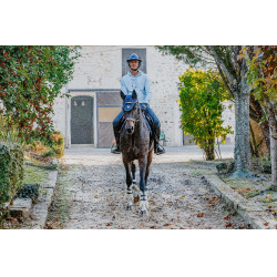 Uniseks sweater Equithème Axel Blauw / hemel