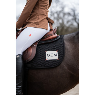 GEM Touc Touc springzadelpad Zwart / écru