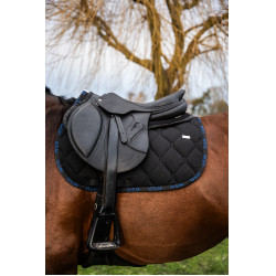 Tapijt GEM Love Zwart / koningsblauw