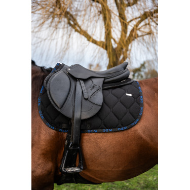 Tapijt GEM Love Zwart / koningsblauw