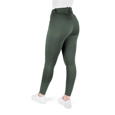 Equithème Carly damesrijbroek Kaki Groen Equithème Carly damesrijbroek Kaki Groen
