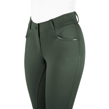 Equithème Carly damesrijbroek Kaki Groen Equithème Carly damesrijbroek Kaki Groen