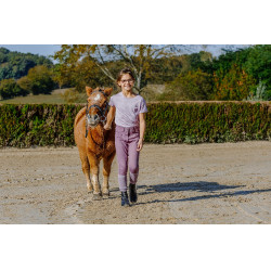 Kinder- en juniorbroek Carly Equithème Llilas Violet