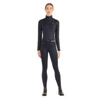 Ego7 Tita dames technische T-shirt met lange mouwen Marine Marineblauw