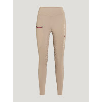 Dames full grip legging Tommy Hilfiger Equestrian Elmira Fossiel Bruin