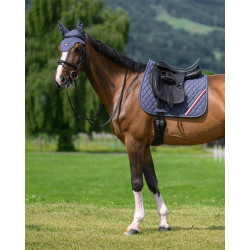 Tommy Hilfiger Equestrian Stanford dressuurdekje Verbleekt indigo Blauw Tommy Hilfiger Equestrian Stanford dressuurdekje Verbleekt indigo Blauw