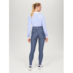 Tommy Hilfiger Equestrian Highland Hybrid damesrijbroek met full grip Verbleekt indigo Blauw Tommy Hilfiger Equestrian Highland Hybrid damesrijbroek met full grip Verbleekt indigo Blauw
