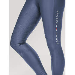 Tommy Hilfiger Equestrian Highland Hybrid damesrijbroek met full grip Verbleekt indigo Blauw Tommy Hilfiger Equestrian Highland Hybrid damesrijbroek met full grip Verbleekt indigo Blauw
