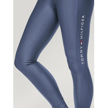 Tommy Hilfiger Equestrian Highland Hybrid damesrijbroek met full grip Verbleekt indigo Blauw Tommy Hilfiger Equestrian Highland Hybrid damesrijbroek met full grip Verbleekt indigo Blauw