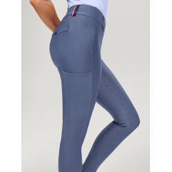 Tommy Hilfiger Equestrian Highland Hybrid damesrijbroek met full grip Verbleekt indigo Blauw Tommy Hilfiger Equestrian Highland Hybrid damesrijbroek met full grip Verbleekt indigo Blauw