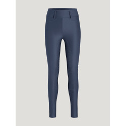 Tommy Hilfiger Equestrian Highland Hybrid damesrijbroek met full grip Verbleekt indigo Blauw Tommy Hilfiger Equestrian Highland Hybrid damesrijbroek met full grip Verbleekt indigo Blauw