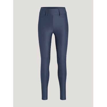 Tommy Hilfiger Equestrian Highland Hybrid damesrijbroek met full grip Verbleekt indigo Blauw Tommy Hilfiger Equestrian Highland Hybrid damesrijbroek met full grip Verbleekt indigo Blauw