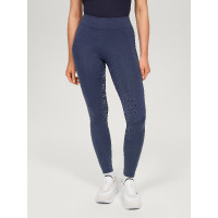 Tommy Hilfiger Equestrian Amber hoge taille full grip damesrijlegging Verbleekt indigo Blauw