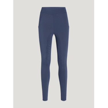 Tommy Hilfiger Equestrian Amber hoge taille full grip damesrijlegging Verbleekt indigo Blauw