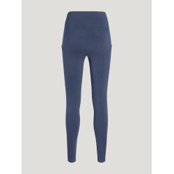 Tommy Hilfiger Equestrian Amber hoge taille full grip damesrijlegging Verbleekt indigo Blauw