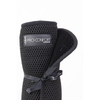Set van 2 onderbandages 3D mesh velours ProComfort Pilmo Zwart