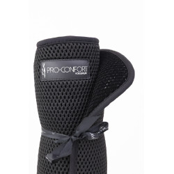 Set van 2 onderbandages 3D mesh velours ProComfort Pilmo Zwart
