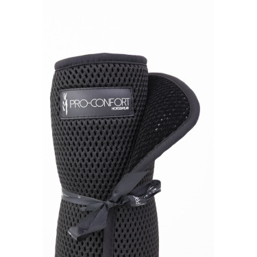 Set van 2 onderbandages 3D mesh velours ProComfort Pilmo Zwart