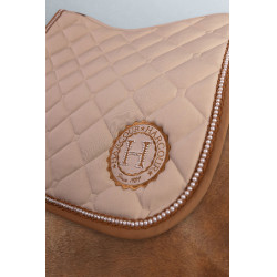 Harcour zadelpad met parelster Champagne Beige