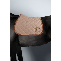 Harcour zadelpad met parelster Champagne Beige