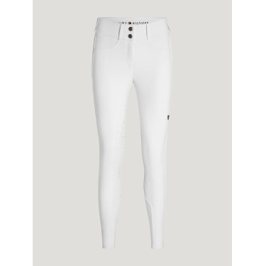 Pantalon Tommy Hilfiger Equestrian Lea full grip Optisch wit Pantalon Tommy Hilfiger Equestrian Lea full grip Optisch wit