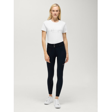Pantalon Tommy Hilfiger Equestrian Lea full grip Woestijnlucht Blauw