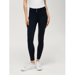 Pantalon Tommy Hilfiger Equestrian Lea full grip Woestijnlucht Blauw