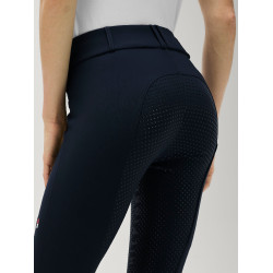 Pantalon Tommy Hilfiger Equestrian Lea full grip Woestijnlucht Blauw