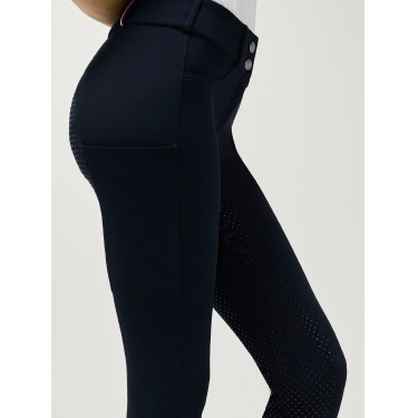 Pantalon Tommy Hilfiger Equestrian Lea full grip Woestijnlucht Blauw