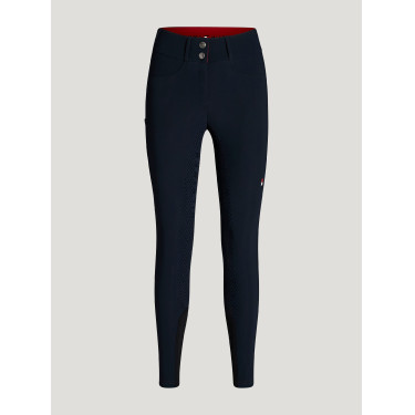 Pantalon Tommy Hilfiger Equestrian Lea full grip Woestijnlucht Blauw