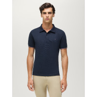 Polo met korte mouwen Davis Tommy Hilfiger Equestrian heren Woestijnlucht Blauw
