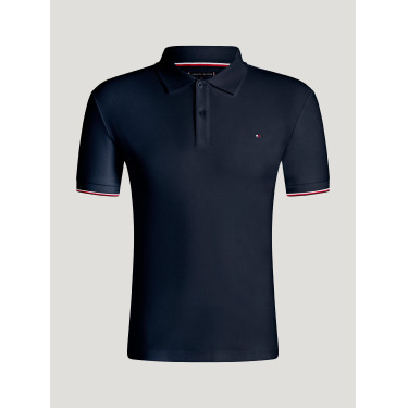 Polo met korte mouwen Davis Tommy Hilfiger Equestrian heren Woestijnlucht Blauw