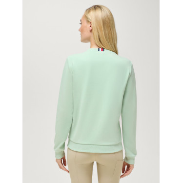 Trui met ronde hals Belair met strass Tommy Hilfiger Equestrian dames Belair munt Groen Trui met ronde hals Belair met strass Tommy Hilfiger Equestrian dames Belair munt Groen