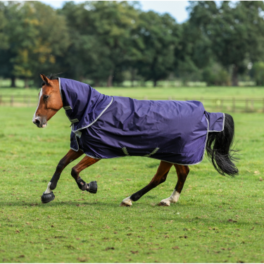 Bucas Atlantic Exclusive 150g deken met halsstuk Marine / blauw