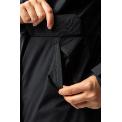 3-in-1 donsjas parka Horze Isabella dames Zwart