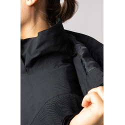 3-in-1 donsjas parka Horze Isabella dames Zwart