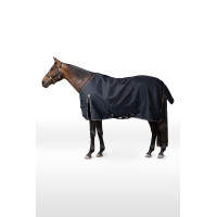 Buitendeken Glasgow met fleecevoering en reflecterende elementen Horze Bosbes Grijs